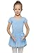 Dance Leotard with Skirt for Girls by Mdnmd (Tag130) Age 6-8,Blue