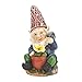 Gardening Gnome Solar Statue 3.75x3.5x7.25