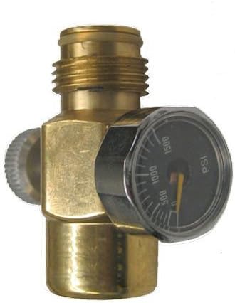 On/Off Adapter with Gauge for High Pressure Air Tank
