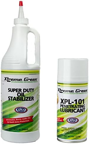 Xtreme Green Super Duty Oil Stabilizer - Ultimate Engine Protection for Engine & Reducing Friction (32 Fl. oz. 946ml) AND Multi-Use Anti-Seize Lubricant XPL-101 Penetrating Lubricant 4oz Value Combo