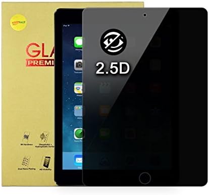 BestFace Glass Screen Protector 0.3mm Touch Compatible Tempered Glass Screen Protector With Free Installation Tool with 9H Hardness For iPad Mini 1/2/3 (Privacy Anti-Spy Glass Screen Protector)