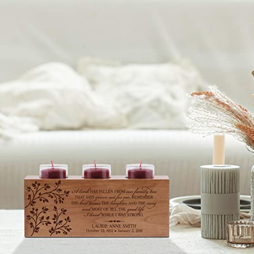 Lifesong Milestones Custom Tealight Candle Holder Bereavement Gift