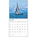 2020 Sailing Wall Calendar by Bright Day, 16 Month 12 x 12 Inch, Boat Water Ocean Blue