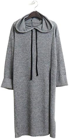 Slim Loose Fit Hoodie Dress, Long Opening and Stylish, Darkgray, Free(S~XL)