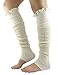 NOVAWO® Women's High Knit Crochet Lace Trim Leg Warmers Multi-Color for Your Choice