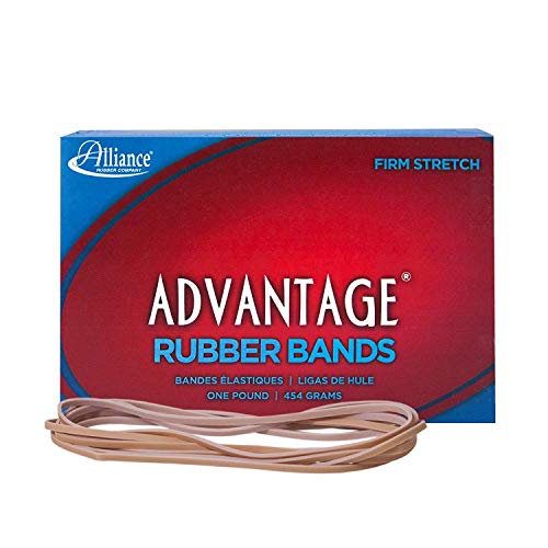 Alliance Rubber 27405 Advantage Rubber Bands Size #117B, 1 lb Box Contains Approx. 200 Bands (7