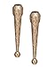 Bolo Tie Tips Replacement End Caps 6 Pack (Gold Tone)