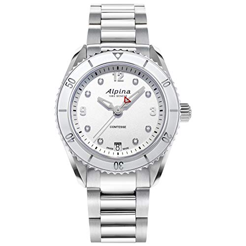 Alpina-Womens-Swiss-Quartz-Sport-Watch-with-Stainless-Steel-Strap-Silver-18-Model-AL-240SD3C6B