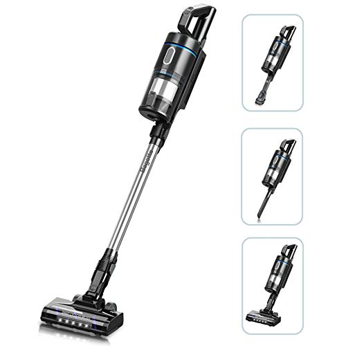 Cordless Vacuum Cleaner, Bagotte 17KPa Powerful Suction Stick Vacuum