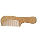 LCLHB 4PCS Natural Wooden Wide Tooth Beard and Hair Combs Set For Men and Women (6.5-7 Inch Length)