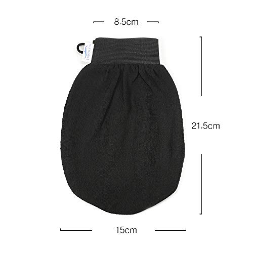 Scrubbing Exfoliator Mitt,Sandistore Home Spa Exfoliating gloves Hydro full body wash to cleanse scrub glove - Show & Bath - Deep clean dead skin and Improves blood circultion (A) - Thumbnail 6