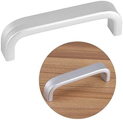 Fdit Pack of 4 Pull Handle Aluminium Alloy for Home Furniture Drawer Cabinet Wardrobe Chest of Drawers Hardware with Screws (64 mm) - Image 5