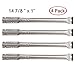 YIHAM BBQ Grill Tube Burner Replacement Parts for Master Forge 1010037, 1010048, Kenmore Sears 415.16106210, 415.16107110,12216134110 Charbroil 463411512, 14 7/8 inch, Stainless Steel, Set of 4, KB841
