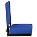 Flash Furniture Grandstand Portable Stadium Seat for Bleachers or Benches, Folding Padded Stadium Chair with Carrying Handle, 500 lb. Weight Capacity, Blue