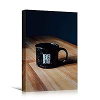 Canvas Wall Art Pressed Quotes Bedroom Industrial Inspirational Modern Art Multicolor Neon Photography Quotes Urban - 12x18 inches