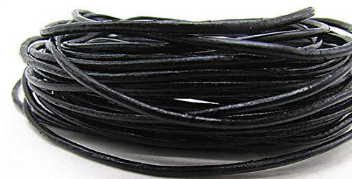 image for thingpad 2.0mm Genuine Round Leather Cord for Bracelet Neckacle Beadin