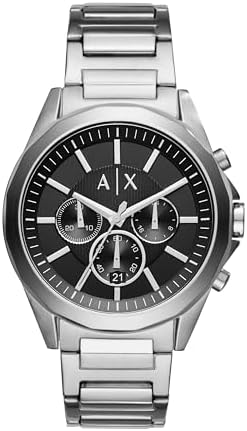 Armani Exchange Dress Watch For Men Stainless Steel Band Watch