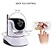 Nexgadget 720P HD Wireless Security IP Camera Pan Tilt with Two-Way Audio, Night Vision, Baby Pet Video Monitor Nanny Cam, Motion Detection P2P Network Camera