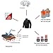 Smarkey Men's Heated Jacket Down Coat with 1PCS 5200mah Battery and Charger