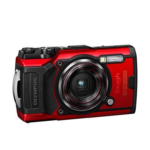 Olympus Tough TG-6 Actionkamera, 12 Megapixel Sensor, digitale Bildstabilisierung, 4x-Weitwinkel-Zoom, 4k-Video, 120fps, Wi-Fi, rot – Bild 3