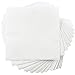 JAM PAPER Small Beverage Napkins - 5 x 5 - White - 50/Pack