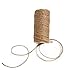 Ling's moment 150 Feet 2mm 3 Ply Natural Jute Twine String Rope for Crafts Gift Wrapping