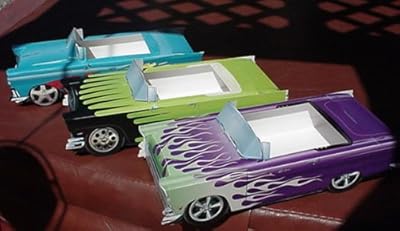 36 Assorted Cardboard Classic Cars Party Planner Food Serving Tray