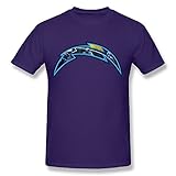 Men's Unique Sandiegochargers Players Tees L Purple