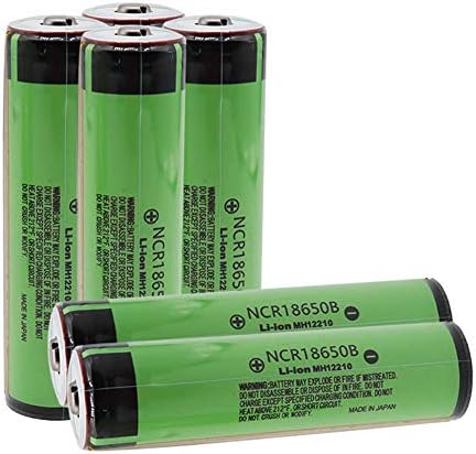 6 Shoppinghere Protected Button Top NCR18650B 3400mAh 3.7v Batteries