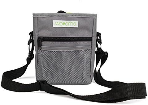 WOVOMO Dog Treat Training Pouch for Dog Training,Hiking and Walking, Carries Pet Toys or Kibble, Built in Poop Bag Dispenser