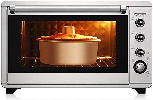 LBSX 60L Electronic Mini Oven Controllable Temperature 28-230 ℃ and 120 Minutes Timer Household Multifunctional Hot Air / 360 ° Rotary Roasting Fork/Fermentation Thawing/Furnace Electric Oven 2200W
