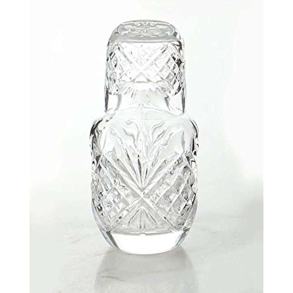 Crystal Carafes & Pitchers Bedside Night With Tumbler Glass Set