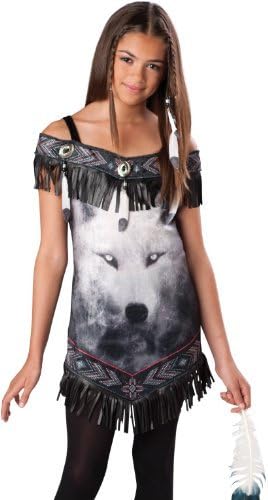 In Character Teen Tween Girls Cute Native American Indian Costume M