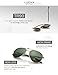 LUENX Mens Womens Sunglasses Aviator Polarized Driving UV 400 Protection Grey Green Lens Gold Metal Frame 60mm