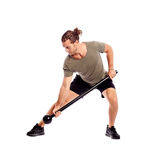 Incline Fit Steel Macebell for Full Body Workouts & Strength Training, 20 lb, Matte Black - Thumbnail 3