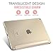 MoKo Case Fit iPad Pro 9.7 - Slim Lightweight Smart Shell Stand Cover with Translucent Frosted Back Protector Fit Apple iPad Pro 9.7 Inch 2016 Release Tablet, Gold (with Auto Wake/Sleep)