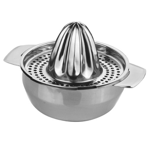 Uhome 2014 style Hand Juice Squeeze/ Manual juicer Lemon juice pressure device fruit and vegetable juice extractor Orange Lime Lemon Fruit Squeezer Maker with Bowl Houseware for Home Bar Kitchen