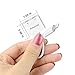 2-in-1 Headphone Adapter for IP 7/8 / X / 7 Plus / 8 Plus, Double 8 Pin Ports for Headphone Splitter Audio and Charge Adapter. (Compatible iOS 10.3 and Later)-White