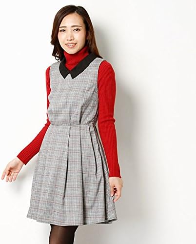 Amazon Co Jp イング Ingni ワンピース L87衿付グレンチェックf Fop チェック A M 服 ファッション小物