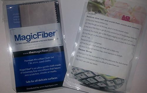 Premium Microfiber Cloth Set and Computer Cleaner Gel
