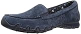 Skechers Women's Bikers Pedestrian Memory Foam Slip-On Moccasin