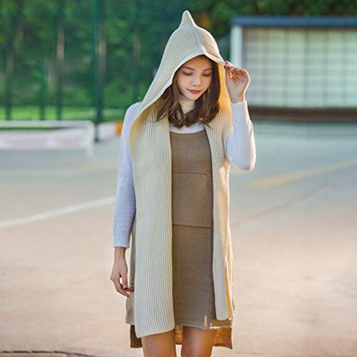 3 Winter+Hooded+Hoodie+Scarves+Crochet