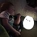 KssFire Portable 2 Models LED Children Night Light Rechargeable Baby Silicone Night Lamp Soft Nursery Lamp Sensitive Tap Control for Baby Bedroom (Model 1)