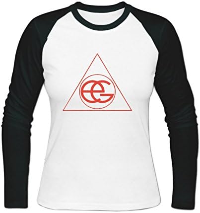 Women Ellie Goulding Gold Logo Baseball T-shirt M White
