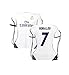 Non-Branded CR7 Cristiano Ronaldo #7 REAL Black Madrid Kids Soccer Jersey with shorts and Ronaldo #7 Jersey Bag Gift set (YL 10-12 years)