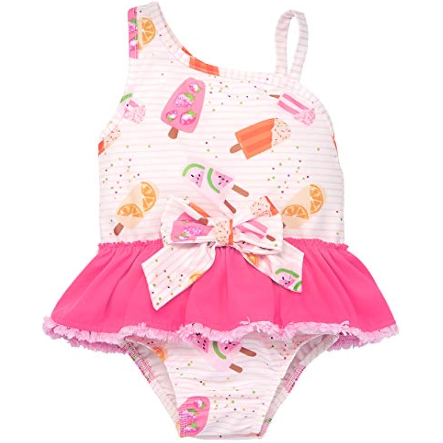Mud Pie Girls' Popsicle Print Swimsuit, Pink, 5T (Toddler) eBay