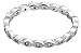 CloseoutWarehouse Cubic Zirconia Stackable Endless Eternity Ring Sterling Silver (Color Options, Sizes 3-15) (Clear CZ Sterling Silver, 6)