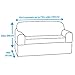 MAYTEX Pixel Ultra Soft Stretch 2 Piece Furniture Cover Loveseat Slipcover, Charcoal