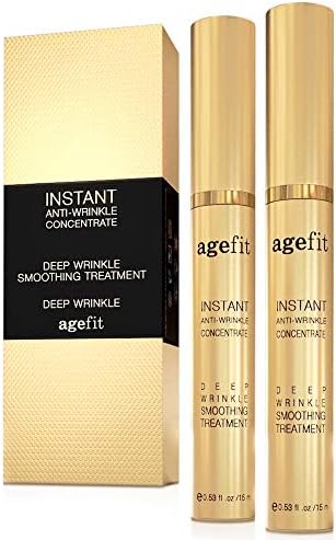 Agefit - Wrinkle Release in 1 Minute - 2X1 Offer - Works for eye bags, expression lines, neck and crow´s feet