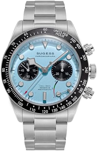 Amazon.com: Sugess Seagull ST1907 Panda 41mm Green Power Indicator